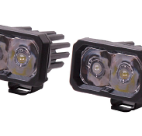 LED-фары SS2 Pro с красной подсветкой, дальний свет